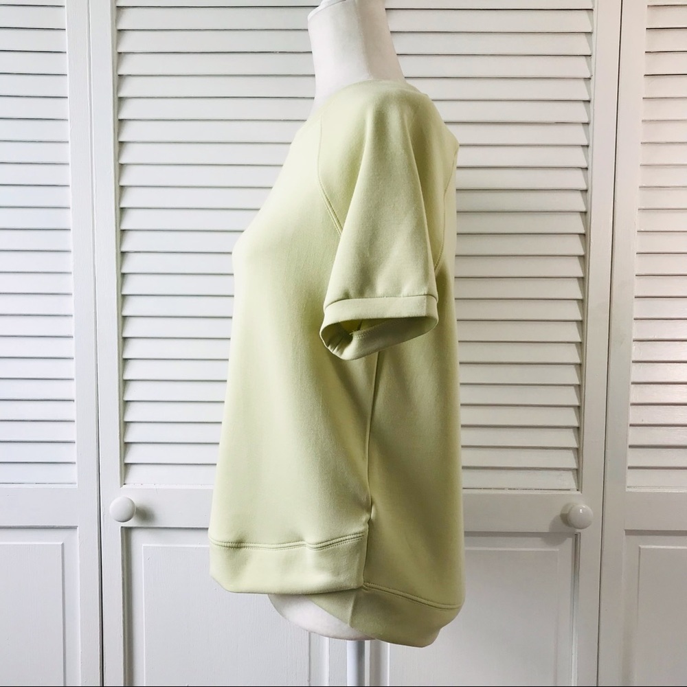 PHILOSOPHY Light Green Short Sleeve Sweater Size Small - Picture 5 of 10